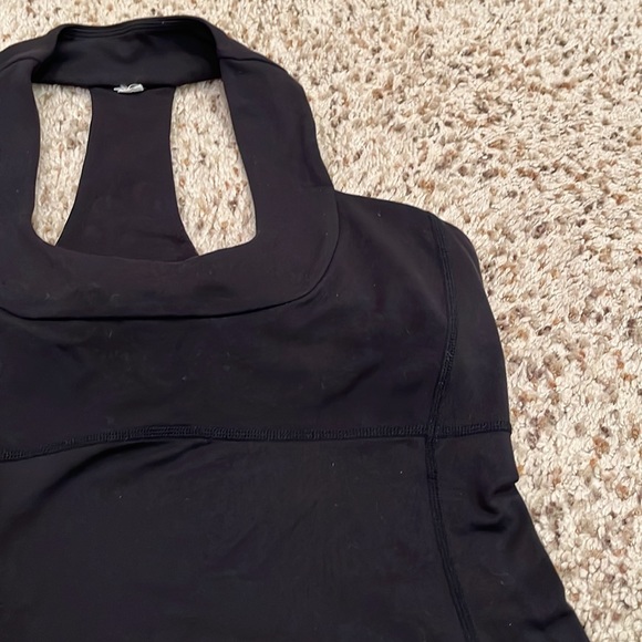 LULULEMON Black Racerbank Tank - Picture 2 of 5